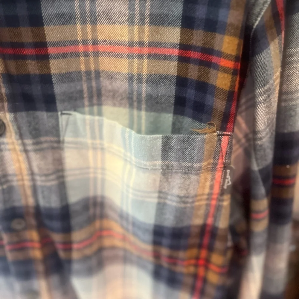 Vintage Eddie Bauer flannel shirt size XL - Picture 3 of 5